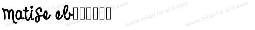 matise eb字体转换